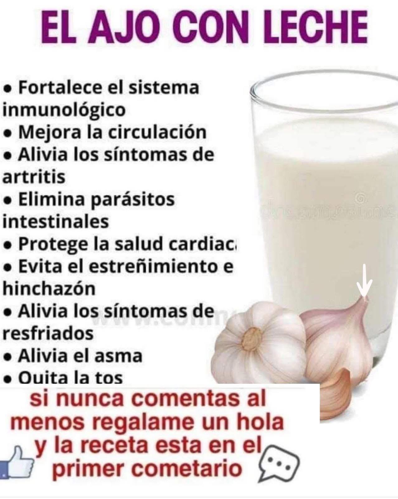 Ajo y leche