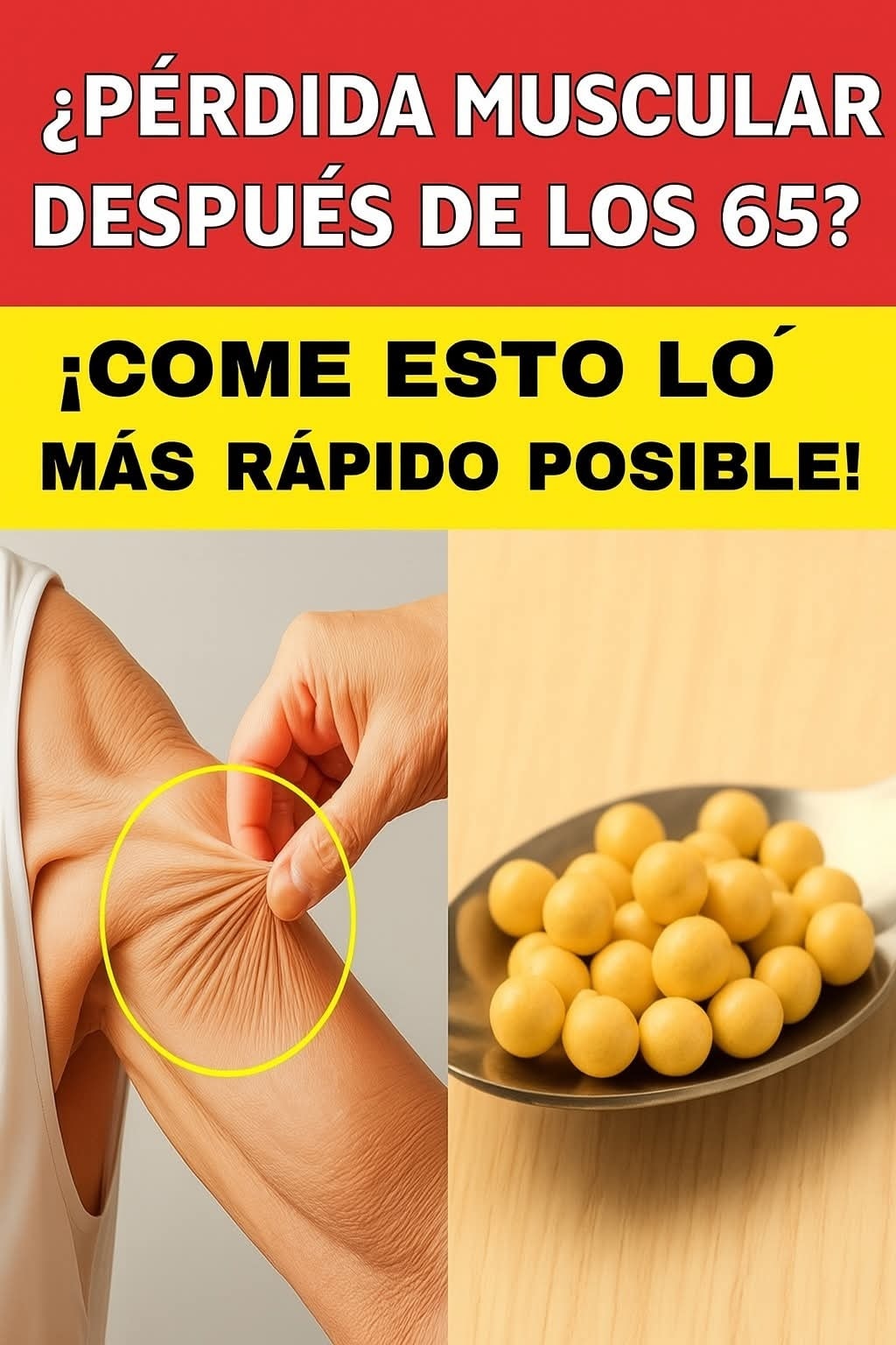 Alimentos para combatir la pérdida muscular