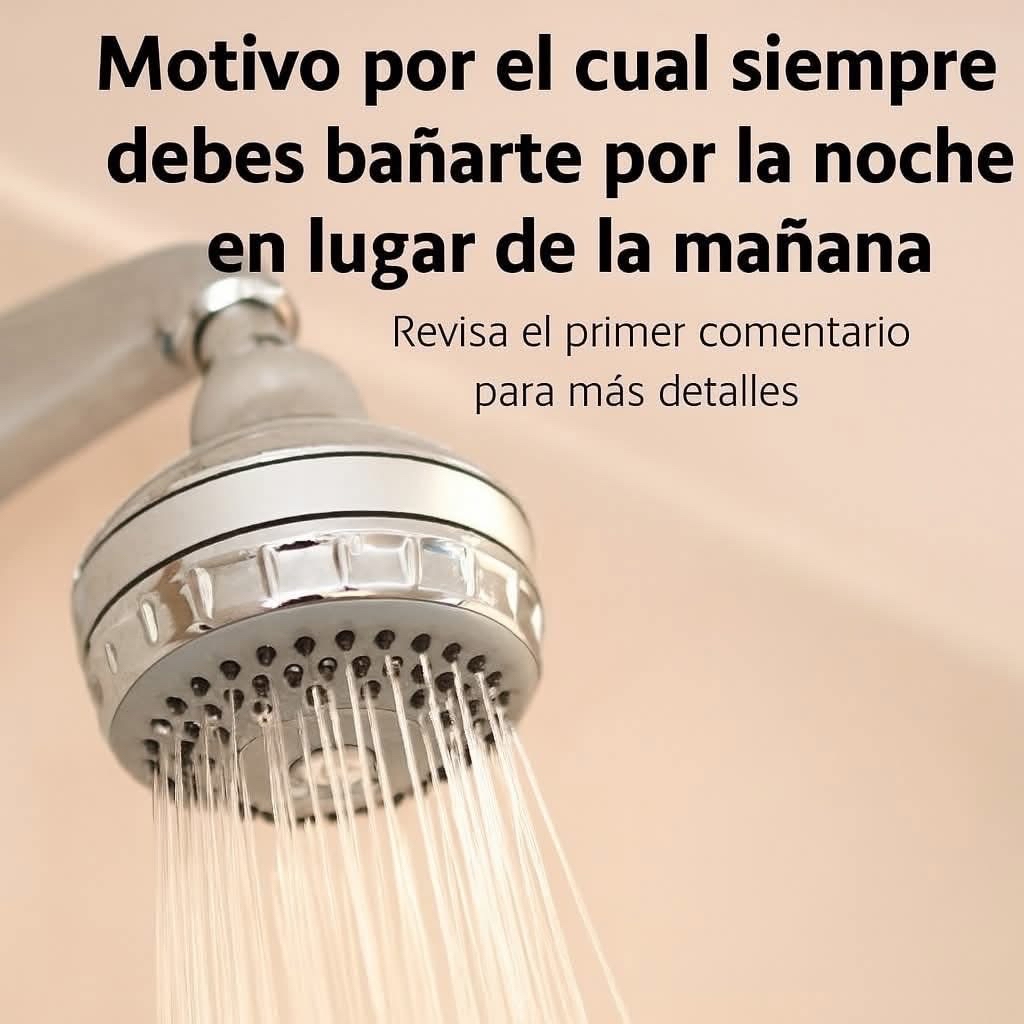 Ducha con agua fluyendo
