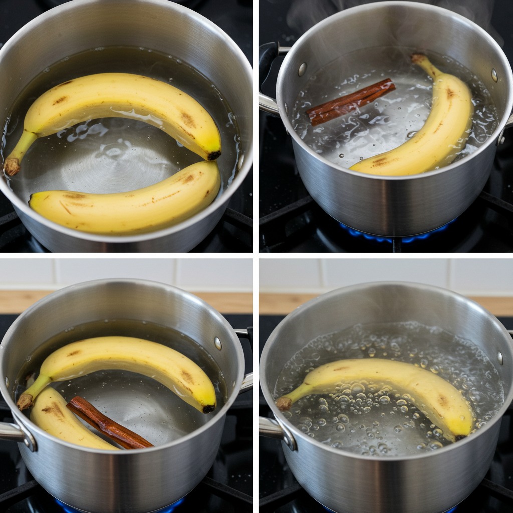 Infusión de plátano y canela