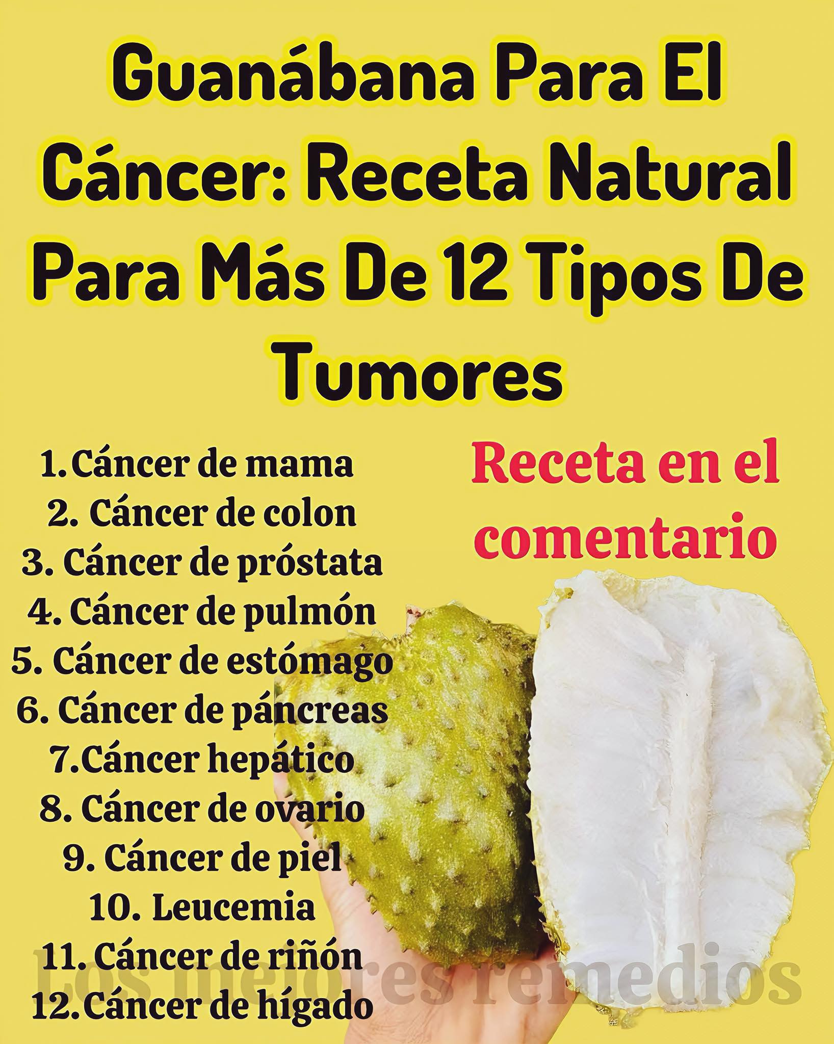 Guanabana, remedio natural