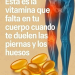 ¿Sientes Dolor en Piernas y Huesos? Descubre la Vitamina que Necesitas