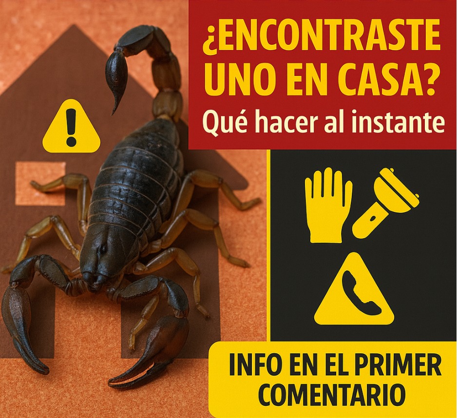 Escorpión sobre una superficie