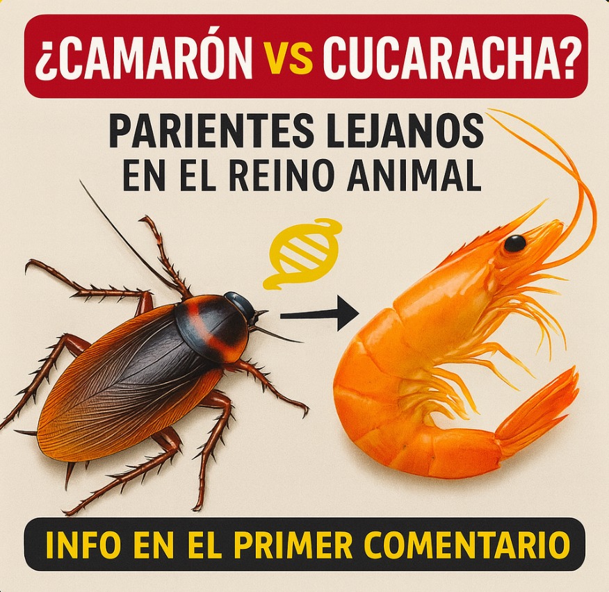 Camarón y Cucaracha - Parientes en el Reino Animal