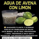 Controla Tu Salud: Beneficios y Receta de Agua de Avena con Limón