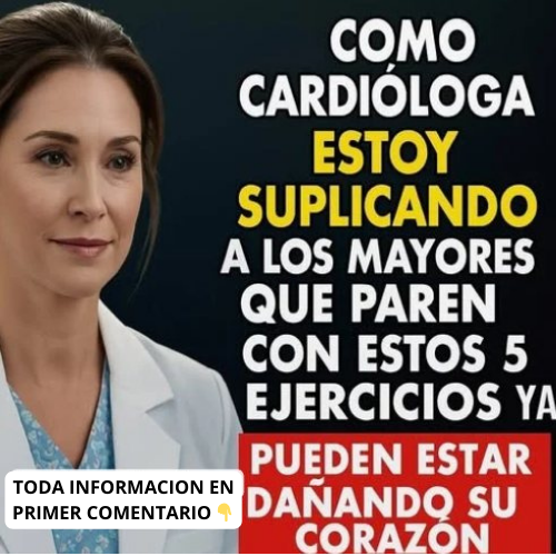 Cardióloga advirtiendo sobre ejercicios dañinos
