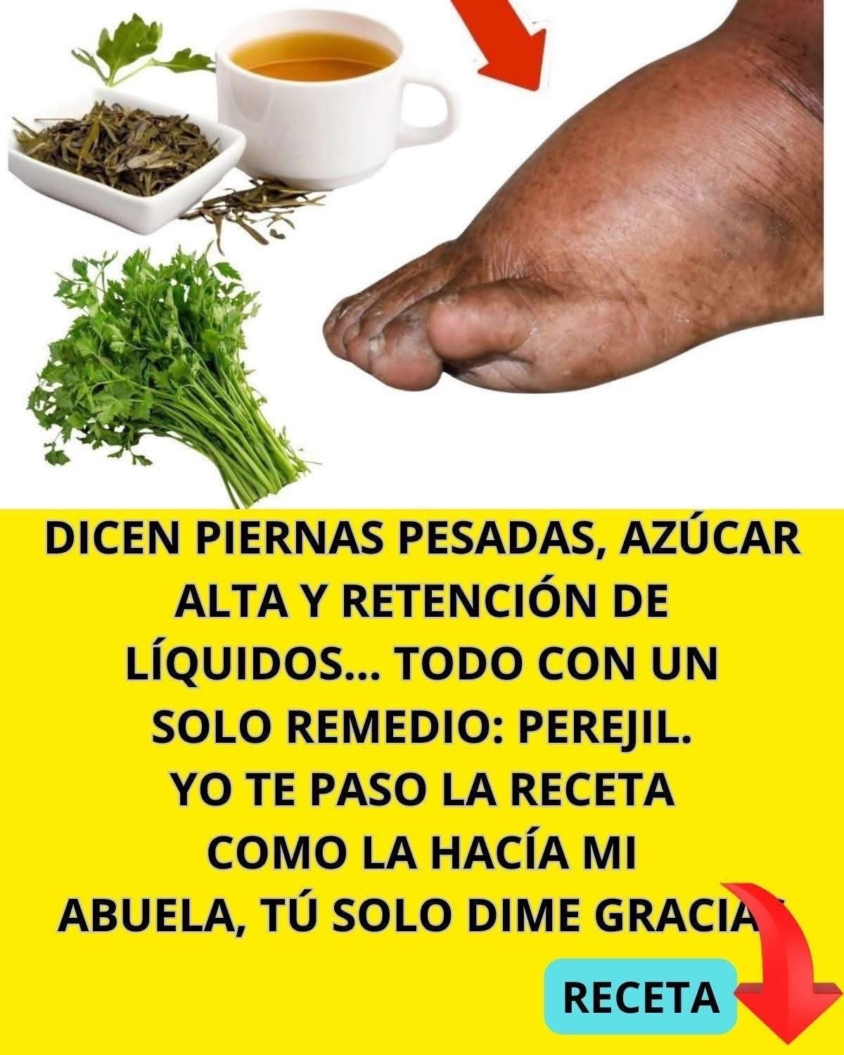 Perejil, hierbas secas y té