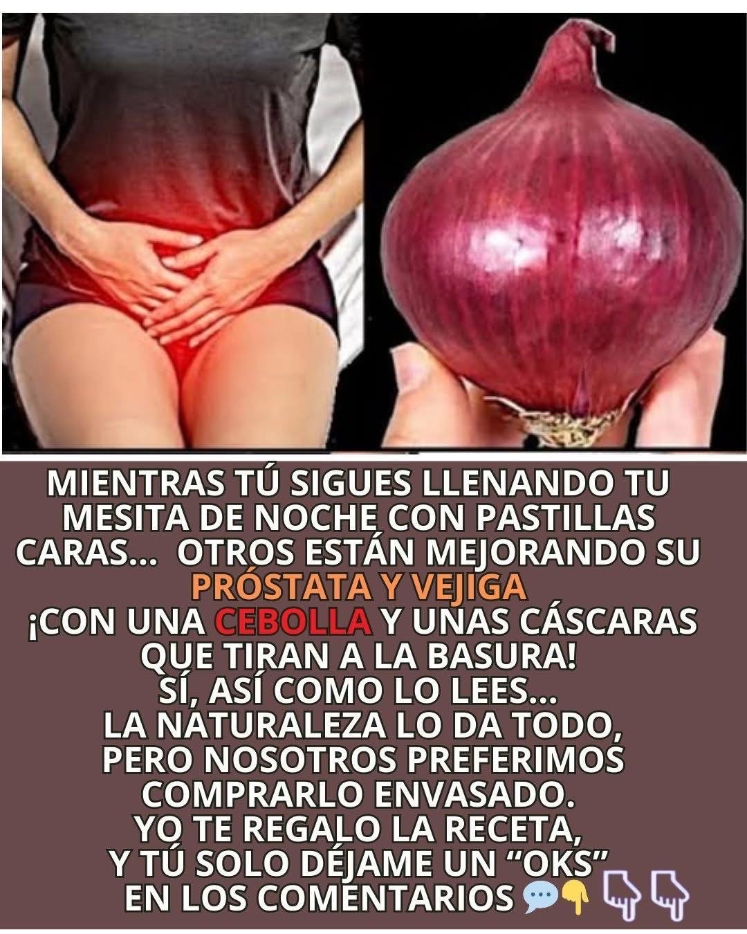 Cuidado de la próstata y vesícula: cebolla roja y bienestar