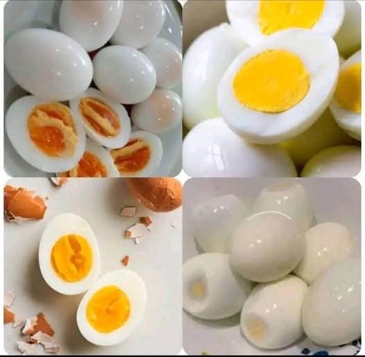 Diferentes tipos de huevos hervidos