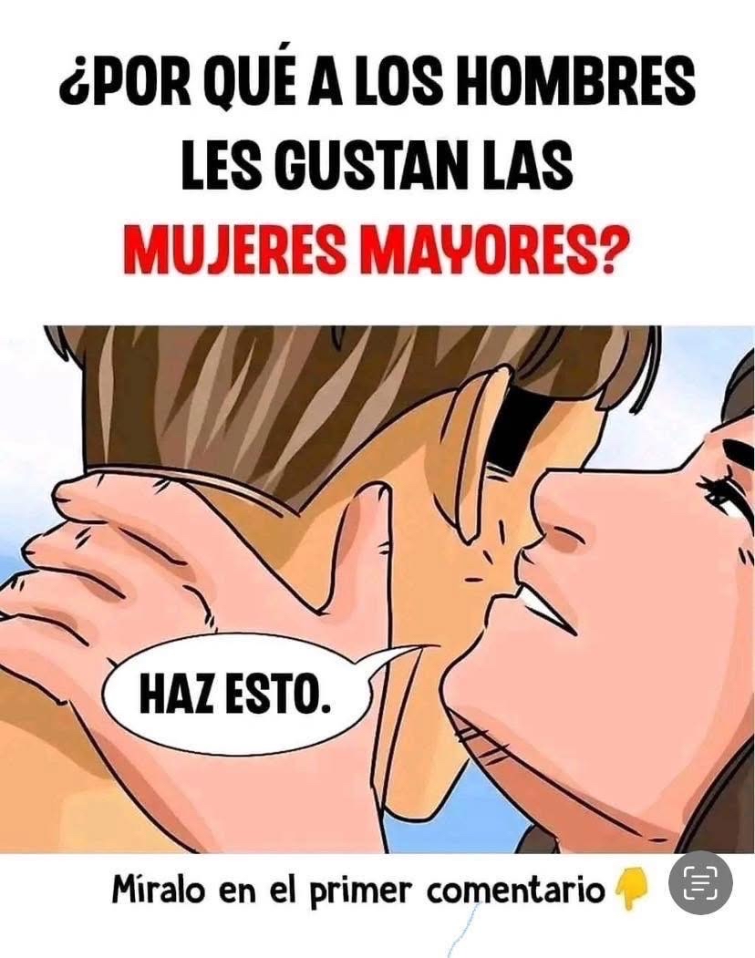 ¿Por qué a los hombres les gustan las mujeres mayores?